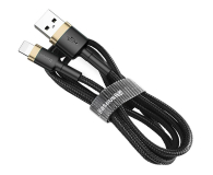 Baseus Kabel Cafule USB-A / Lightning 2.4A QC 3.0 1 m  czarno-złoty - 1502023 - zdjęcie 1